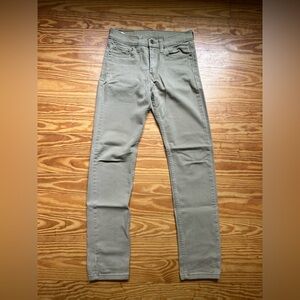 Levi's 510 Tan Straight Jeans